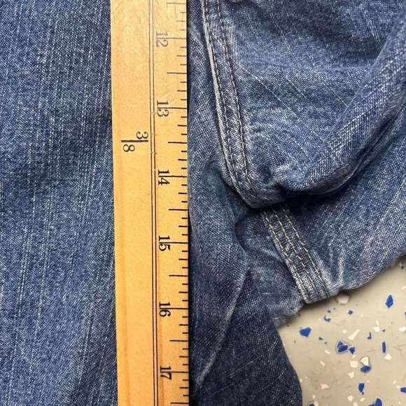Wrangler Carpenter Jeans Mens 46x32 (46x31) Relaxed Fit Workwear Utility Denim - Picture 7 of 7